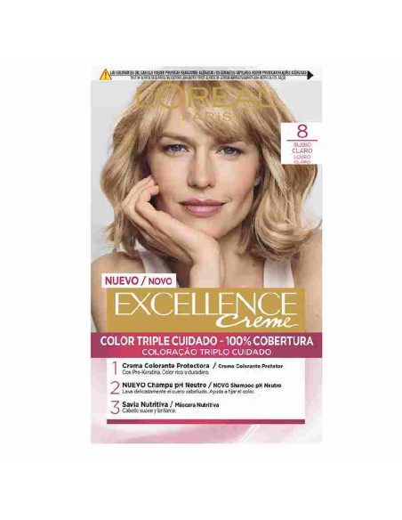 Tinte Loreal Excellence Creme 8