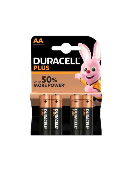 pilas-duracell-AA-LR6-4 unidades